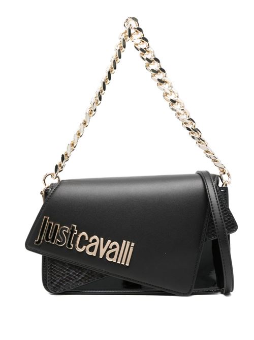 borsa donna a spalla nera JUST CAVALLI | 79RA4BY1ZSD15899